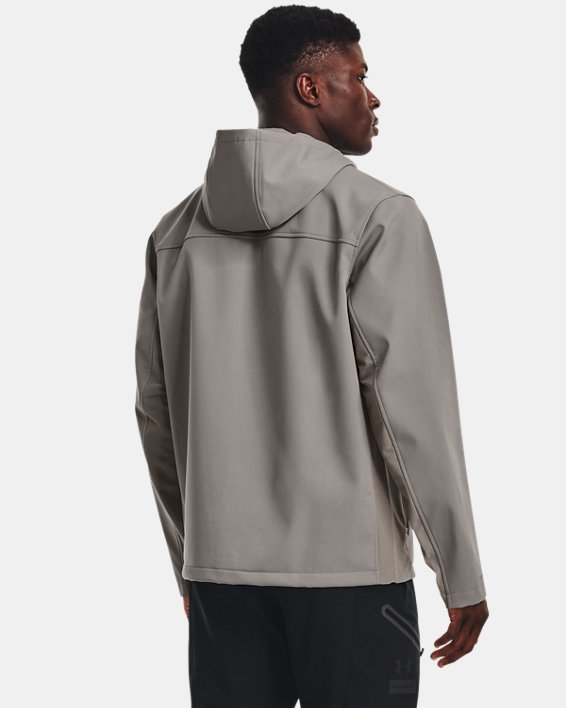 Men's UA Storm ColdGear® Infrared Shield 2.0 Hooded Jacket, Gray, pdpMainDesktop image number 1